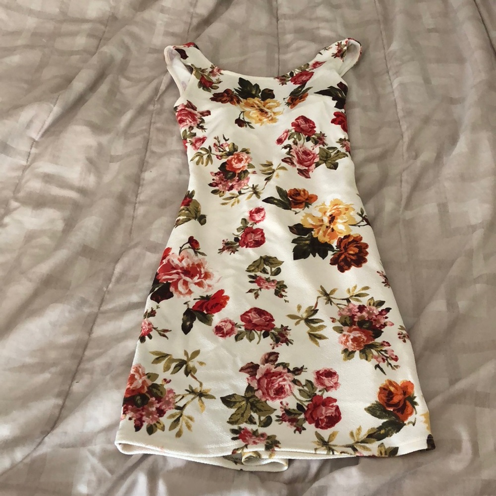 Floral Body Con Dress